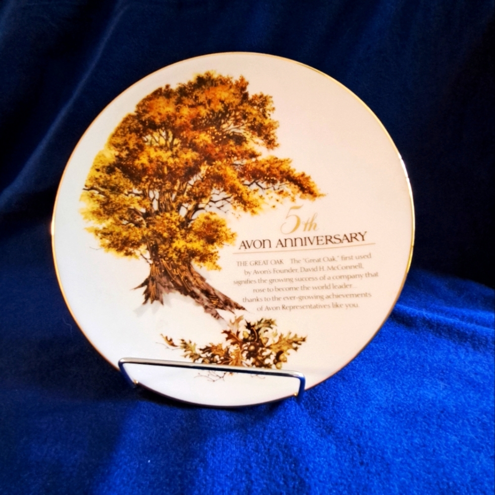 Avon Anniversary Collector Plate